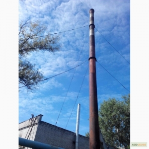 Дымовая труба на растяжках Dy600, (630х8)