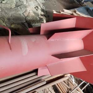 Дымовая труба на растяжках Dy800, (820х8)