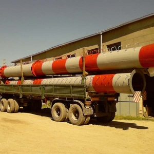 Дымовая труба самонесущая Dy500, (530х8)