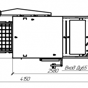 Котёл КВм-0,5 на древесных отходах со шнековой подачей