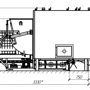 Котёл КВм-0,7 на древесных отходах со шнековой подачей