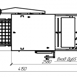Котёл КВм-0,7 на древесных отходах со шнековой подачей