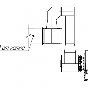 Котёл КВм-6,95 на угле с топкой ЗП-РПК