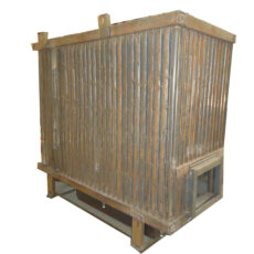 Котел КВр-0,8 на древесных отходах c колосниковой решеткой