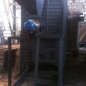 Котёл КВм-1,05 на древесных отходах со шнековой подачей