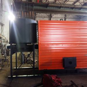 Котёл КВм-1,2 на древесных отходах