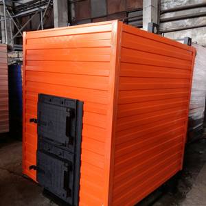 Котёл КВр-0,2 на древесных отходах с топкой ОУР