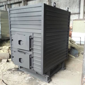 Котёл КВр-0,63 на древесных отходах с топкой ОУР