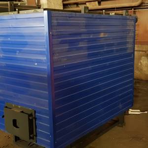 Котёл КВр-0,95 на угле с топкой ОУР