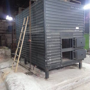 Котёл КВр-4,5 на древесных отходах