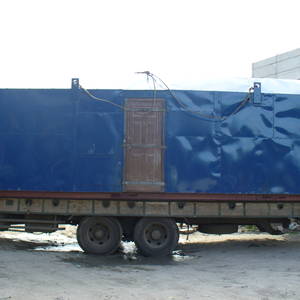 Модульная котельная МКУ-0,1 на основе котла КВр-0,1 на угле с колосниковой решеткой