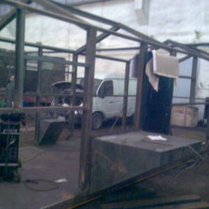 Модульная котельная МКУ-0,15 на основе котла КВр-0,15 на дровах с колосниковой решеткой