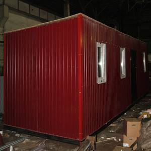 Модульная котельная МКУ-0,25 на основе котла КВр-0,25 на дровах с колосниковой решеткой