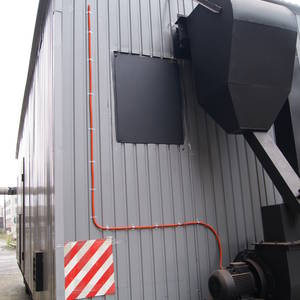 Модульная котельная МКУ-0,3 на основе 3 котлов КВр-0,1 на дровах с колосниковой решеткой