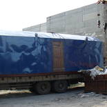 Модульная котельная МКУ-0,3 на основе котла КВм-0,3 на древесных отходах со шнековой подачей