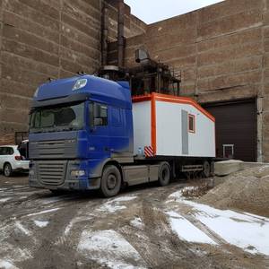 Модульная котельная МКУ-0,4 на основе 2 котлов КВр-0,2 на дровах с топкой ОУР