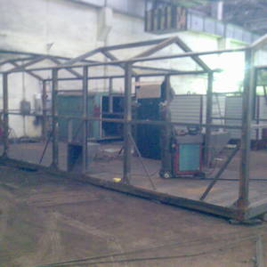 Модульная котельная МКУ-0,4 на основе котла КВм-0,4 на древесных отходах со шнековой подачей