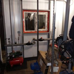 Модульная котельная МКУ-0,4 на основе котла КВр-0,4 на дровах с топкой ОУР