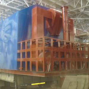 Модульная котельная МКУ-0,45 на основе 3 котлов КВр-0,15 на дровах с колосниковой решеткой