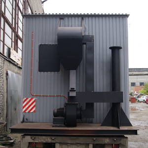 Модульная котельная МКУ-0,5 на основе котла КВр-0,5 на дровах с топкой ОУР