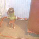 Модульная котельная МКУ-0,5 на основе котла КВр-0,5 на дровах с топкой ОУР