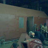 Модульная котельная МКУ-0,5 на основе котла КВр-0,5 на дровах с топкой ОУР