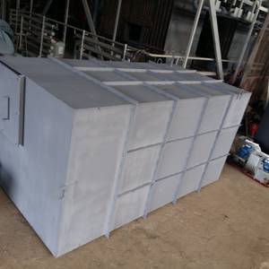 Модульная котельная МКУ-0,9 на основе 3 котлов КВм-0,3 на древесных отходах со шнековой подачей