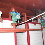 Модульная котельная МКУ-1,2 на основе 3 котлов КВр-0,4 на дровах с топкой ОУР