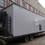 Модульная котельная МКУ-1,25 на основе котла КВр-1,25 на дровах с колосниковой решеткой