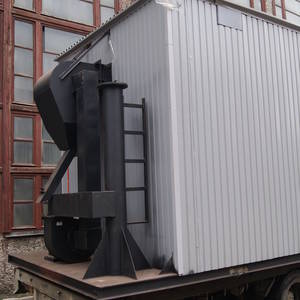 Модульная котельная МКУ-1,4 на основе 2 котлов КВр-0,7 на дровах с колосниковой решеткой