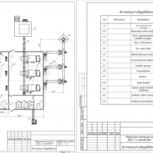 Модульная котельная МКУ-2,7 на основе 3 котлов КВм-0,9 на древесных отходах со шнековой подачей