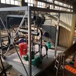 Модульная котельная МКУ-2,0 на основе 2 котлов КВр-1,0 на дровах с топкой ОУР