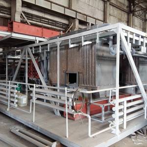 Модульная котельная МКУ-2,5 на основе 2 котлов КВм-1,25 на угле с топкой ТШПМ