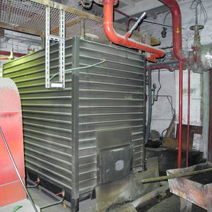 Модульная котельная МКУ-4,0 на основе 2 котлов КВр-2,0 на дровах с колосниковой решеткой